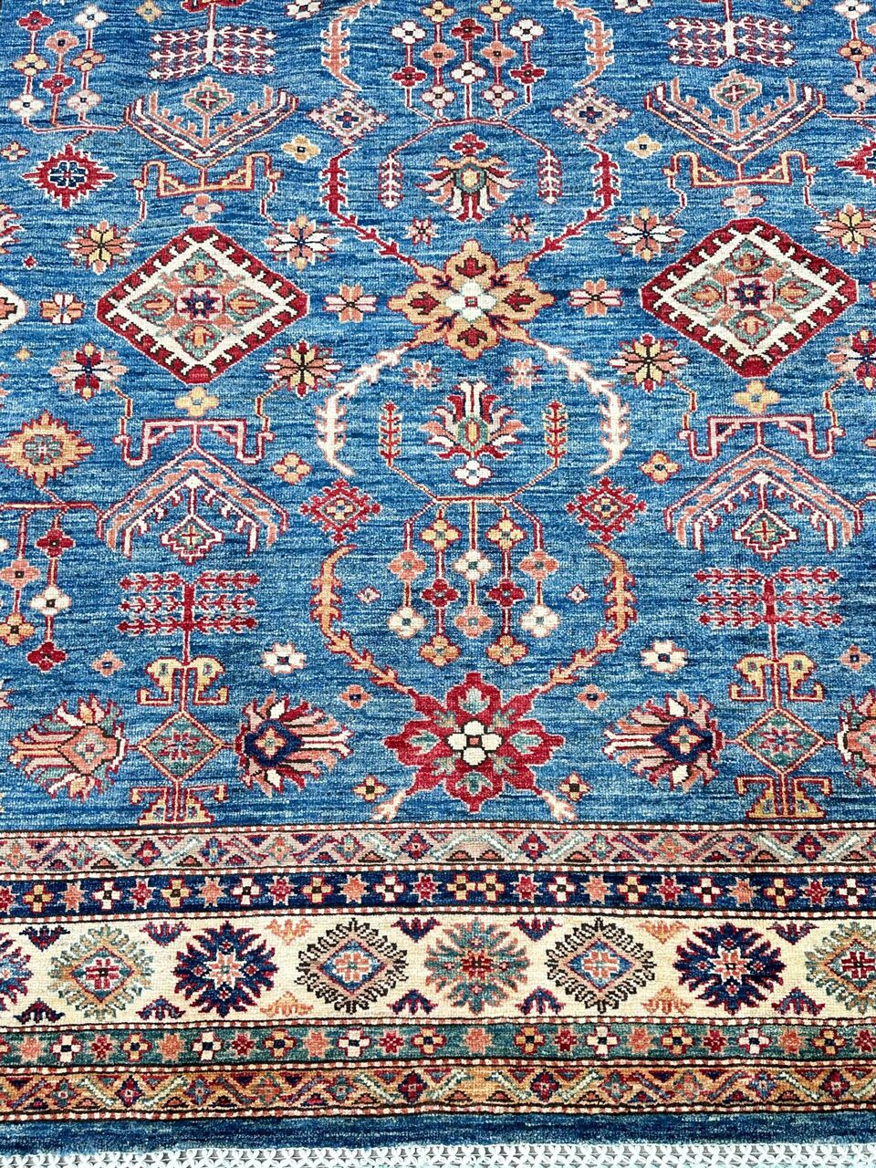 3X2 M Super Kazak Afghan Rug - Image 8