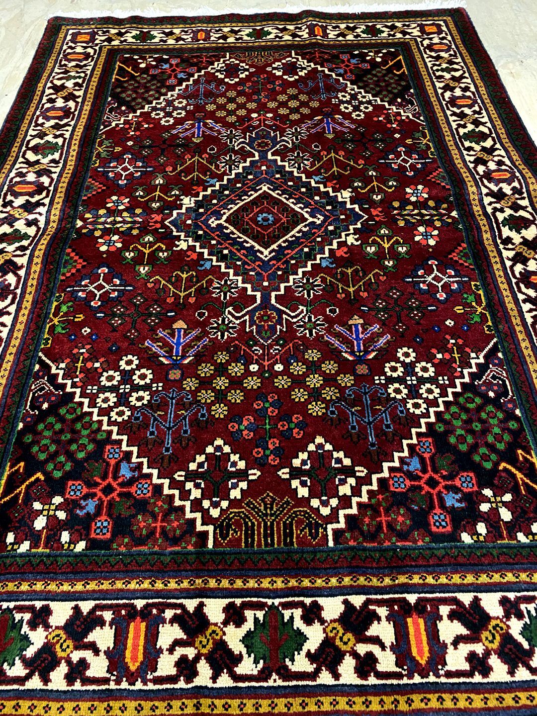 2x1.4 M Persian Joshaghan Rug - Image 4