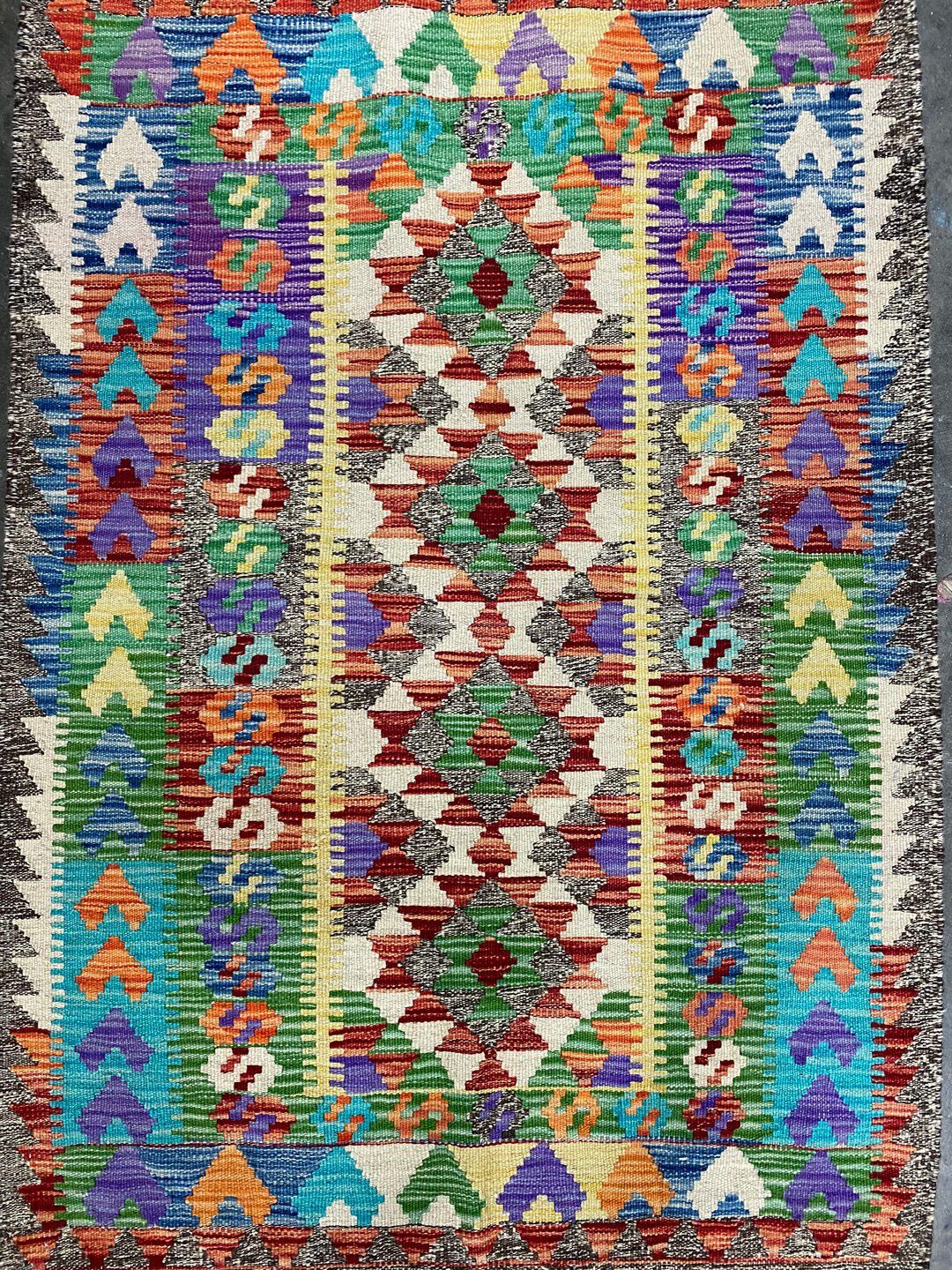 Hand Woven Tribal Afghan Kilim