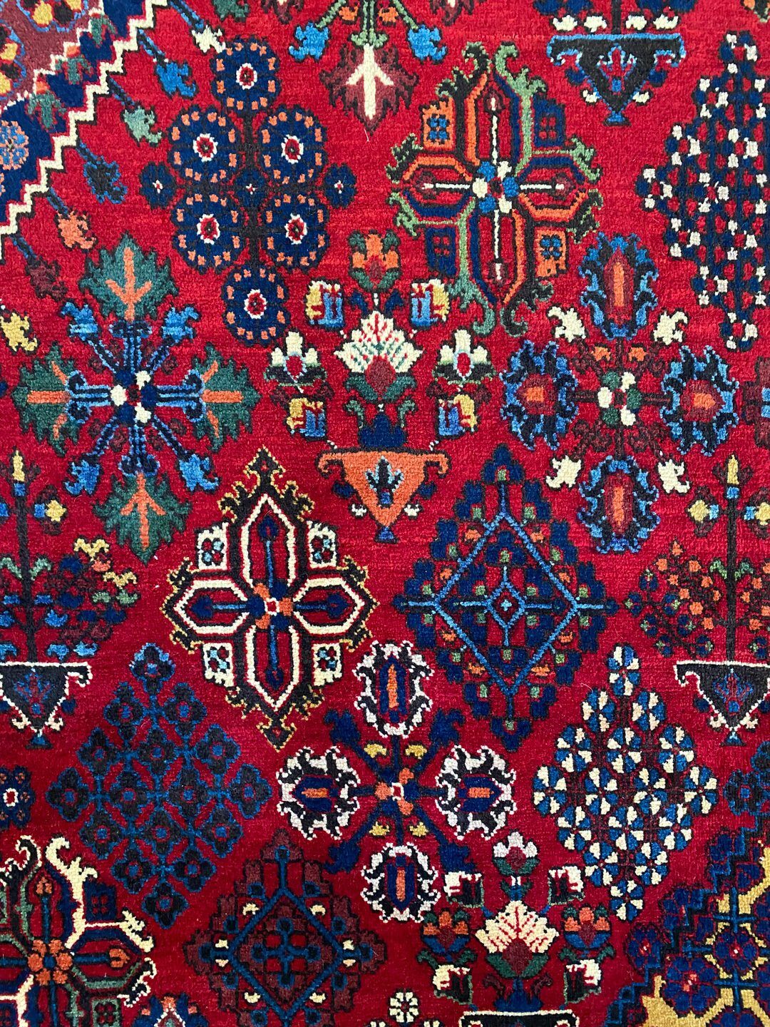 Vintage 3.4x2.2M Persian Joshaghan Rug - Image 11