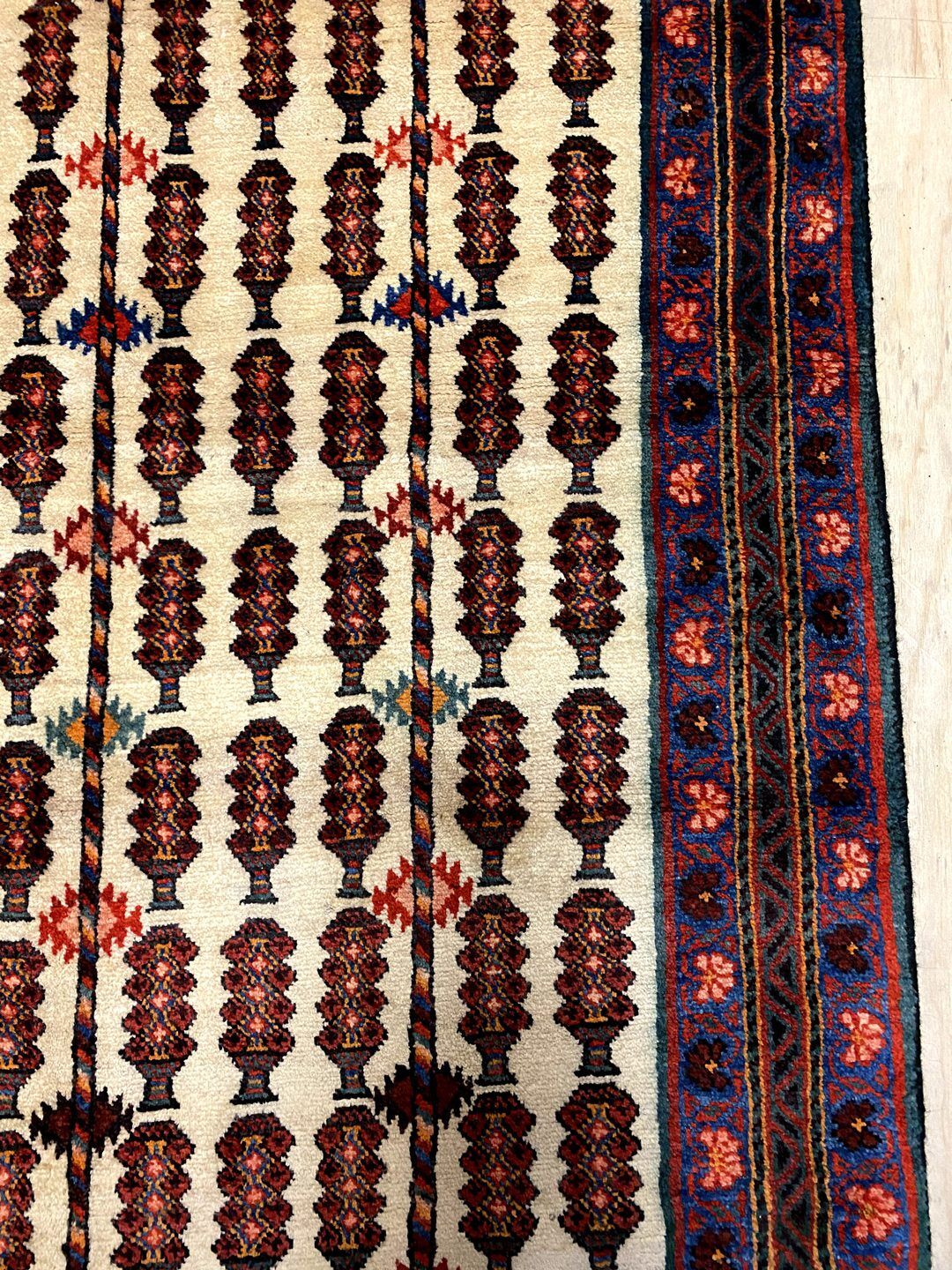 3.4x1.1M Signed and Antique Masterpiece Kerman Runner - Image 8