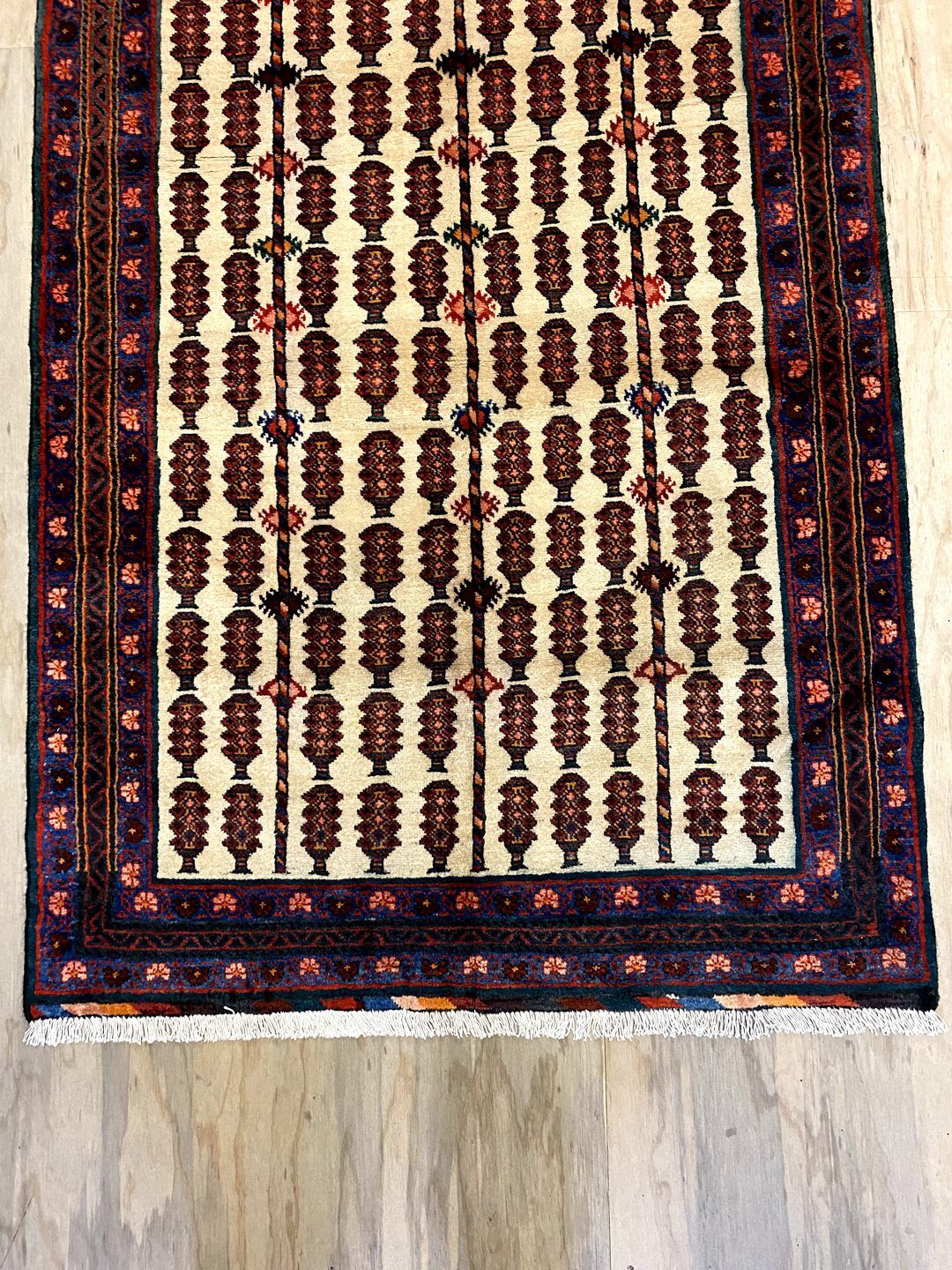 3.4x1.1M Signed and Antique Masterpiece Kerman Runner - Image 7