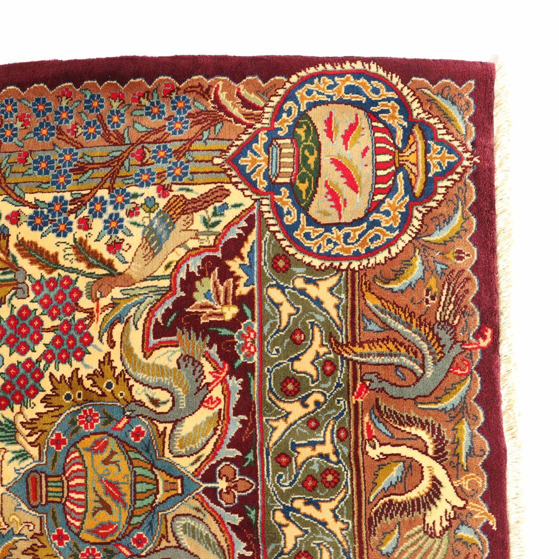 3x2M Pictorial Garden Of Eden Kashmar Rug - Image 10