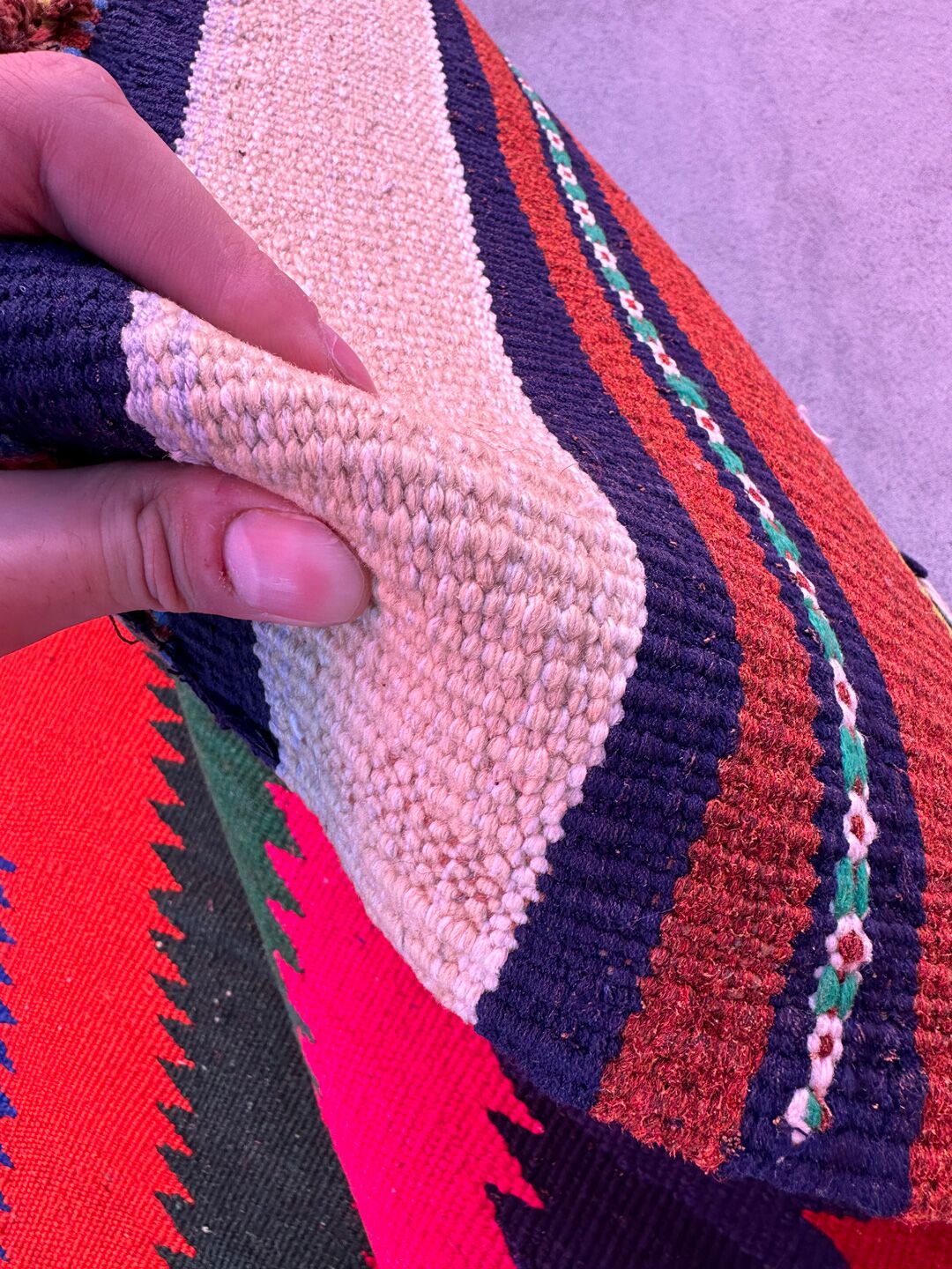 Antique 3.3x1.5 M Boho Maymana Afghan Kilim - Image 3