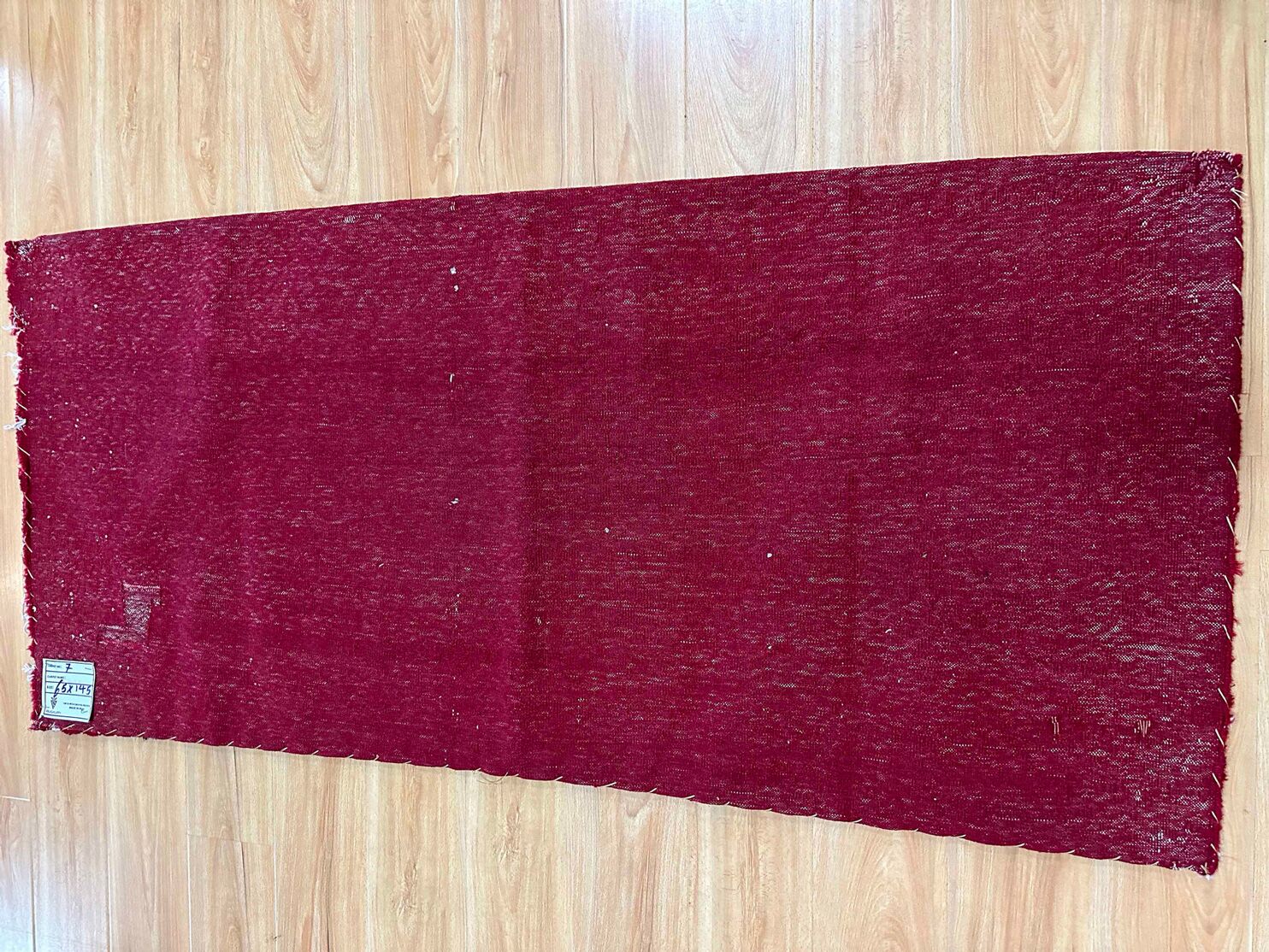 0.65 x 1.45 M Persian Turkoman Poshti Rug - Image 8