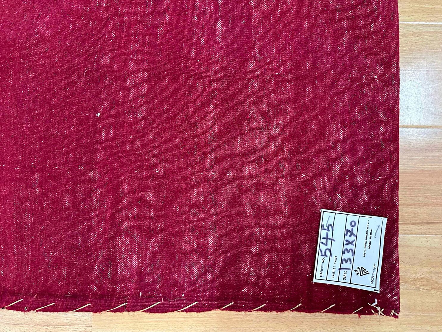 1.33 x 0.7 M Persian Turkoman Poshti Rug - Image 6