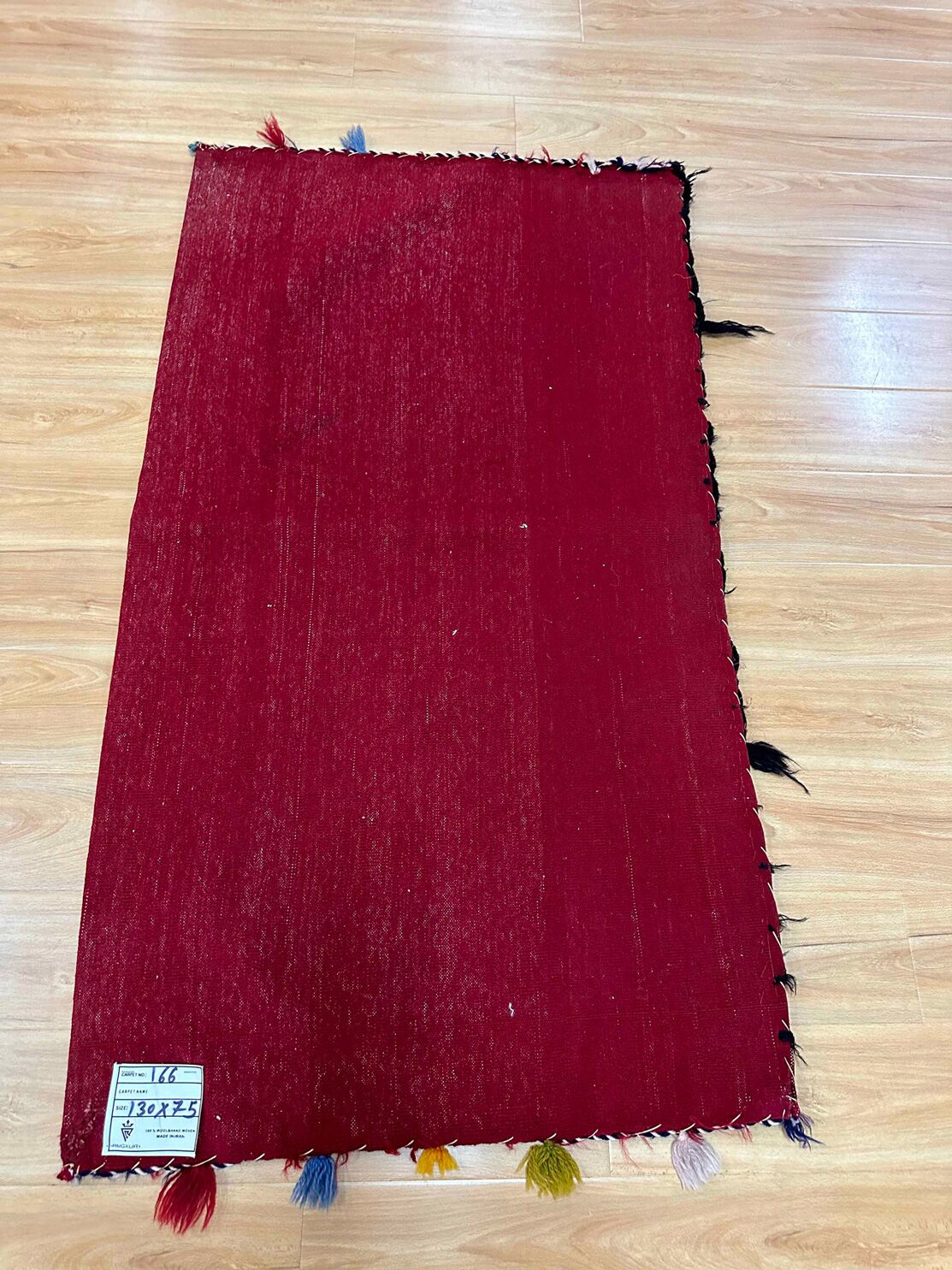 1.3 x 0.75 M Persian Turkoman Poshti Rug - Image 7