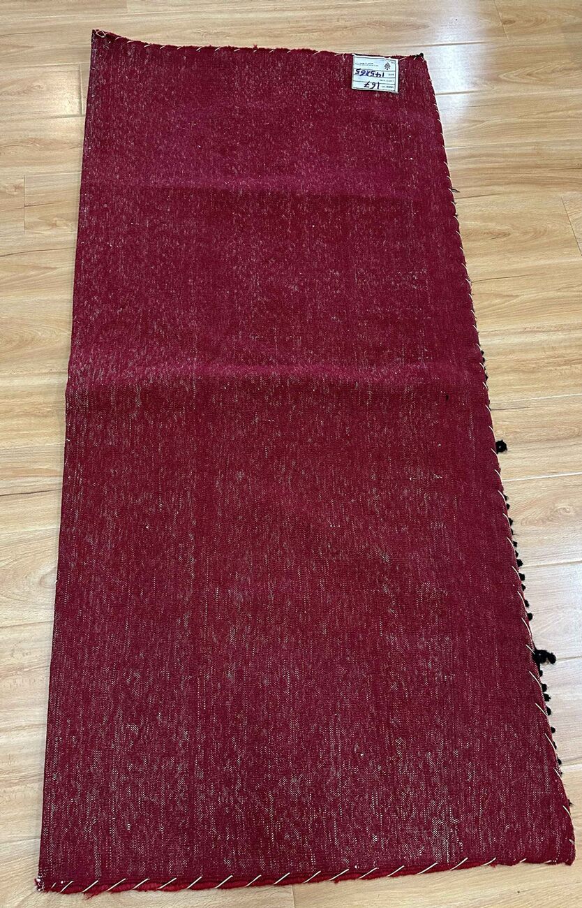 1.45 x 0.65 M Persian Turkoman Poshti Rug - Image 3