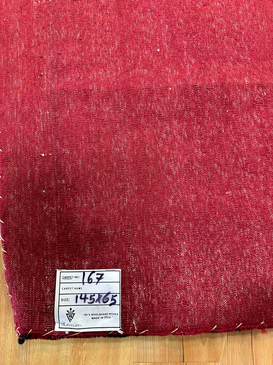 1.45 x 0.65 M Persian Turkoman Poshti Rug - Image 7