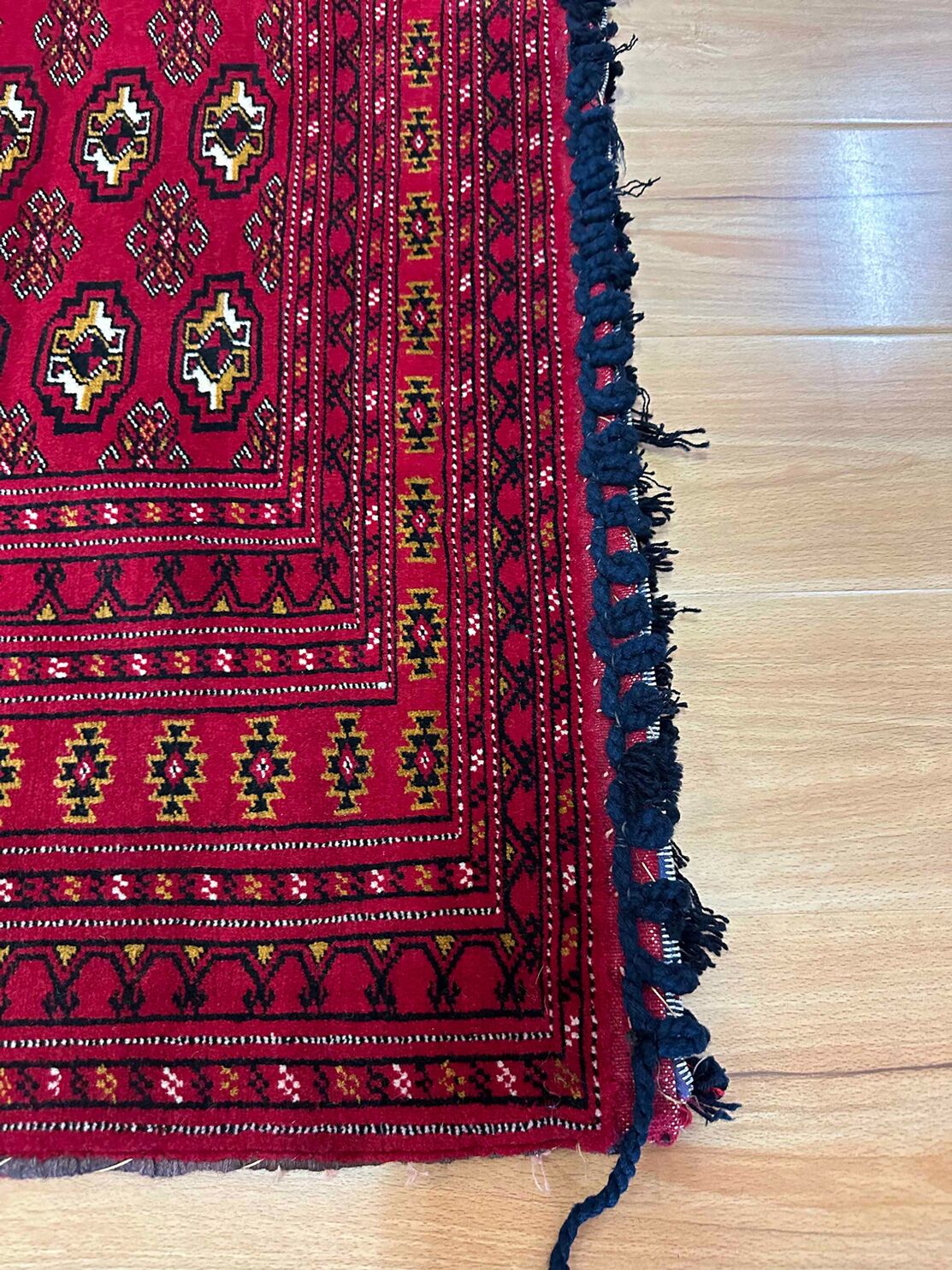 1.28 x 0.70 M Persian Turkoman Poshti Rug - Image 3