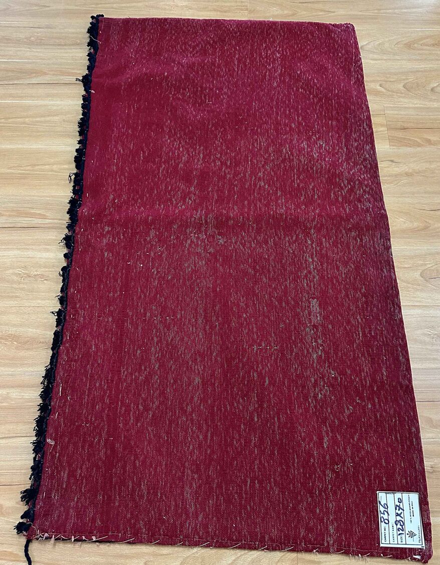 1.28 x 0.70 M Persian Turkoman Poshti Rug - Image 4
