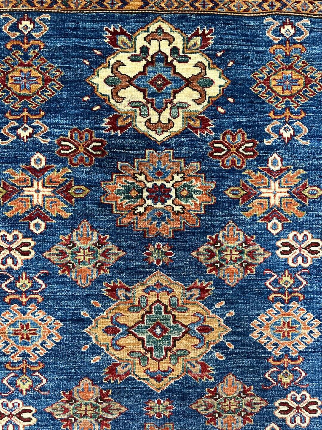 1.7×1.2 M Afghan Super Kazak Rug - Image 2