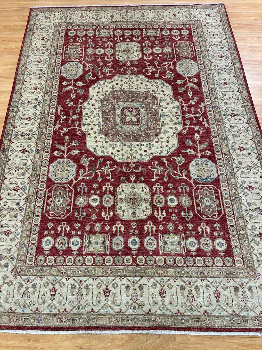 2.4 x 1.7 M Afghan Super Chobi Rug - Image 2