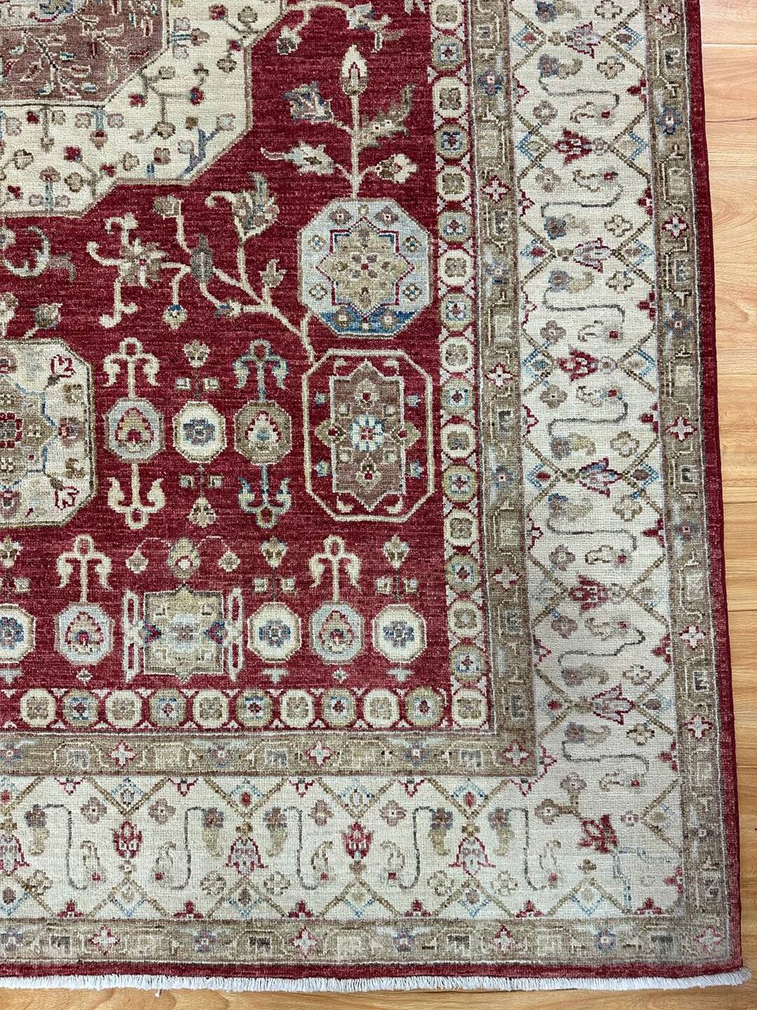 2.4 x 1.7 M Afghan Super Chobi Rug - Image 12