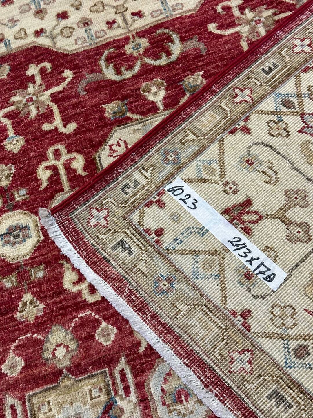 2.4 x 1.7 M Afghan Super Chobi Rug - Image 13