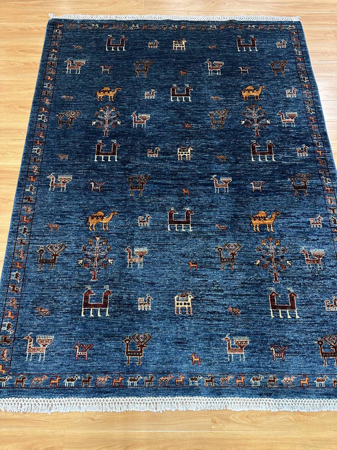 2×1.5 M Afghan Super Kazak Rug - Image 9