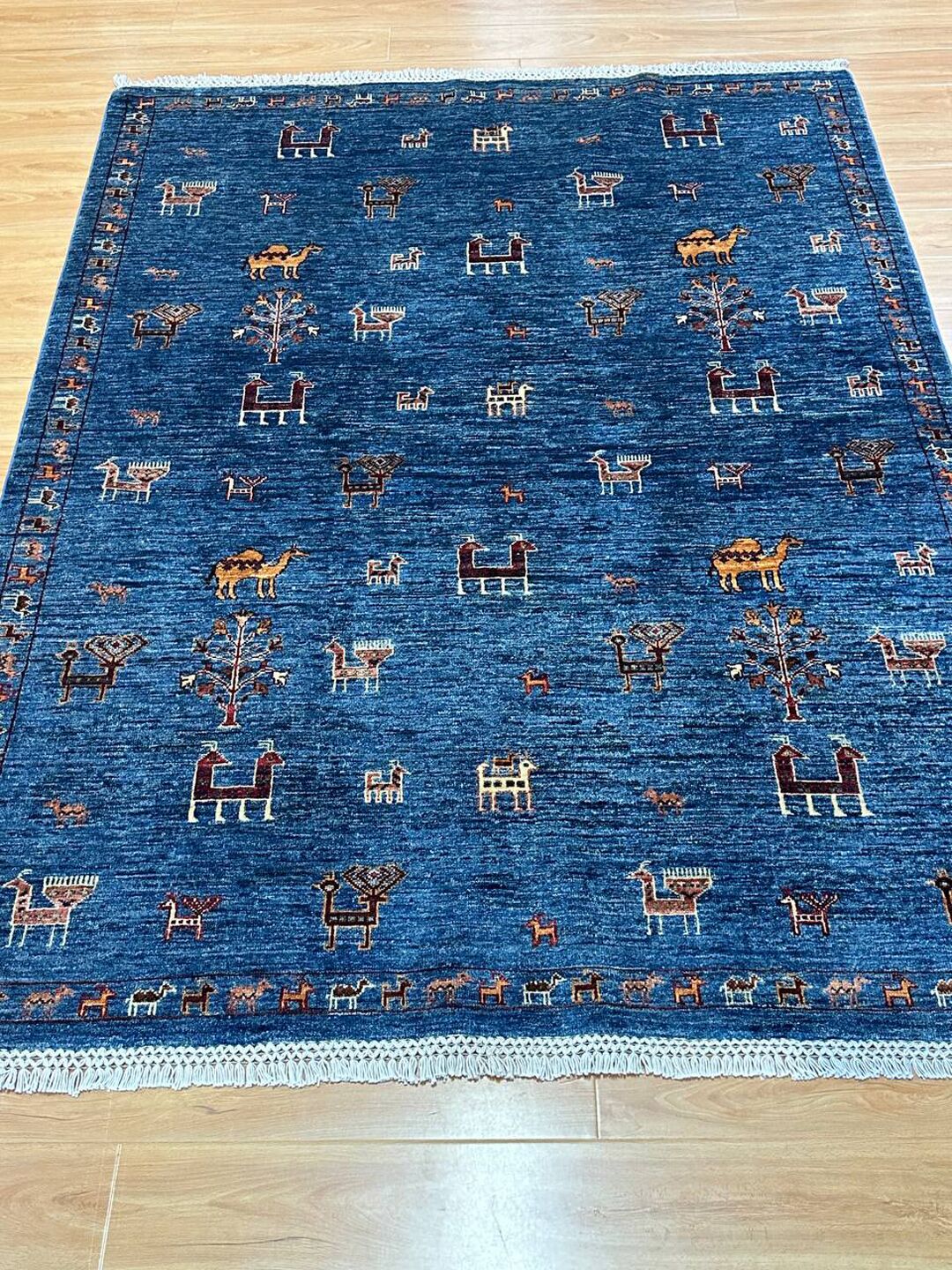 2×1.5 M Afghan Super Kazak Rug - Image 4