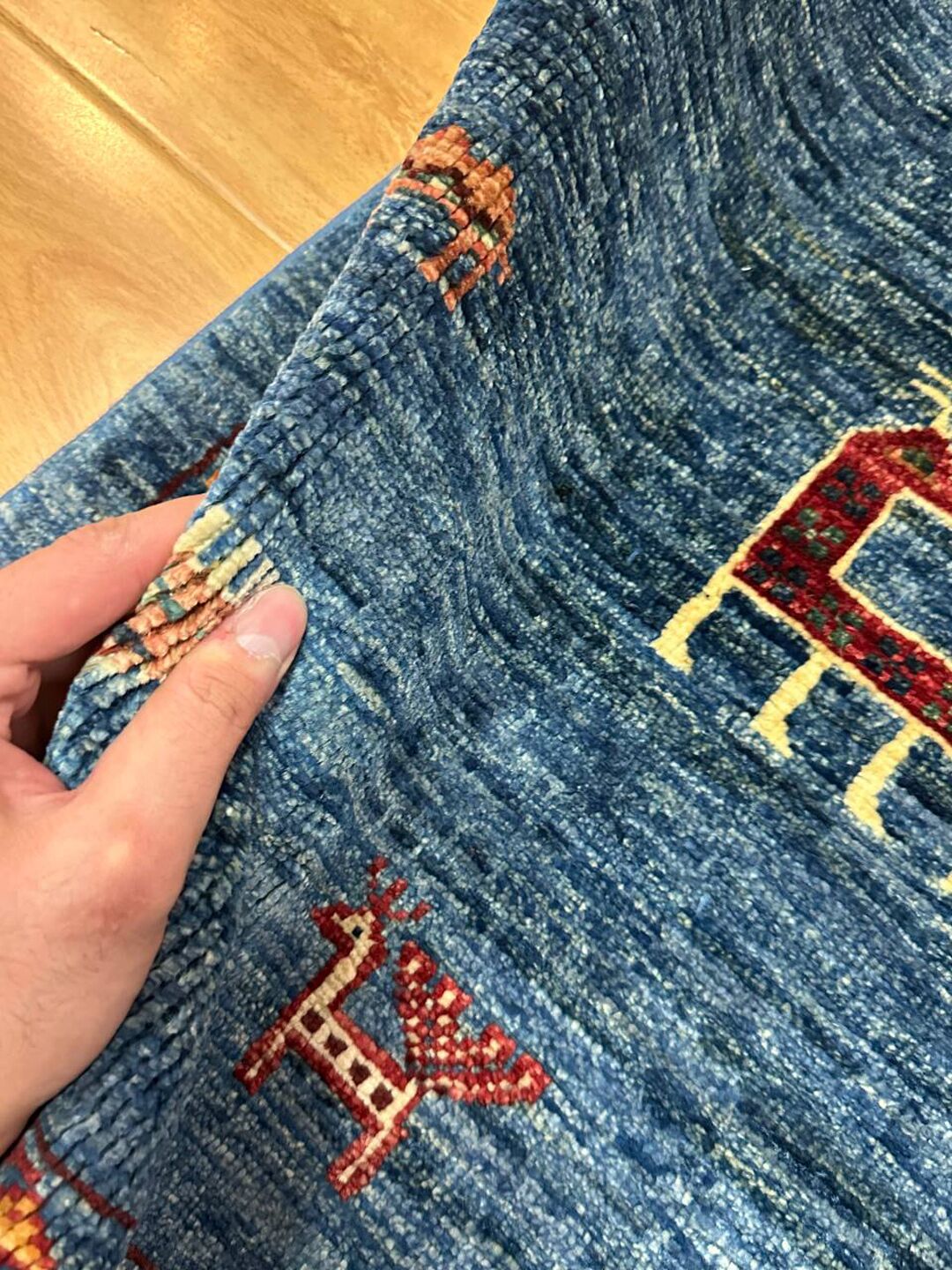 2×1.5 M Afghan Super Kazak Rug - Image 8