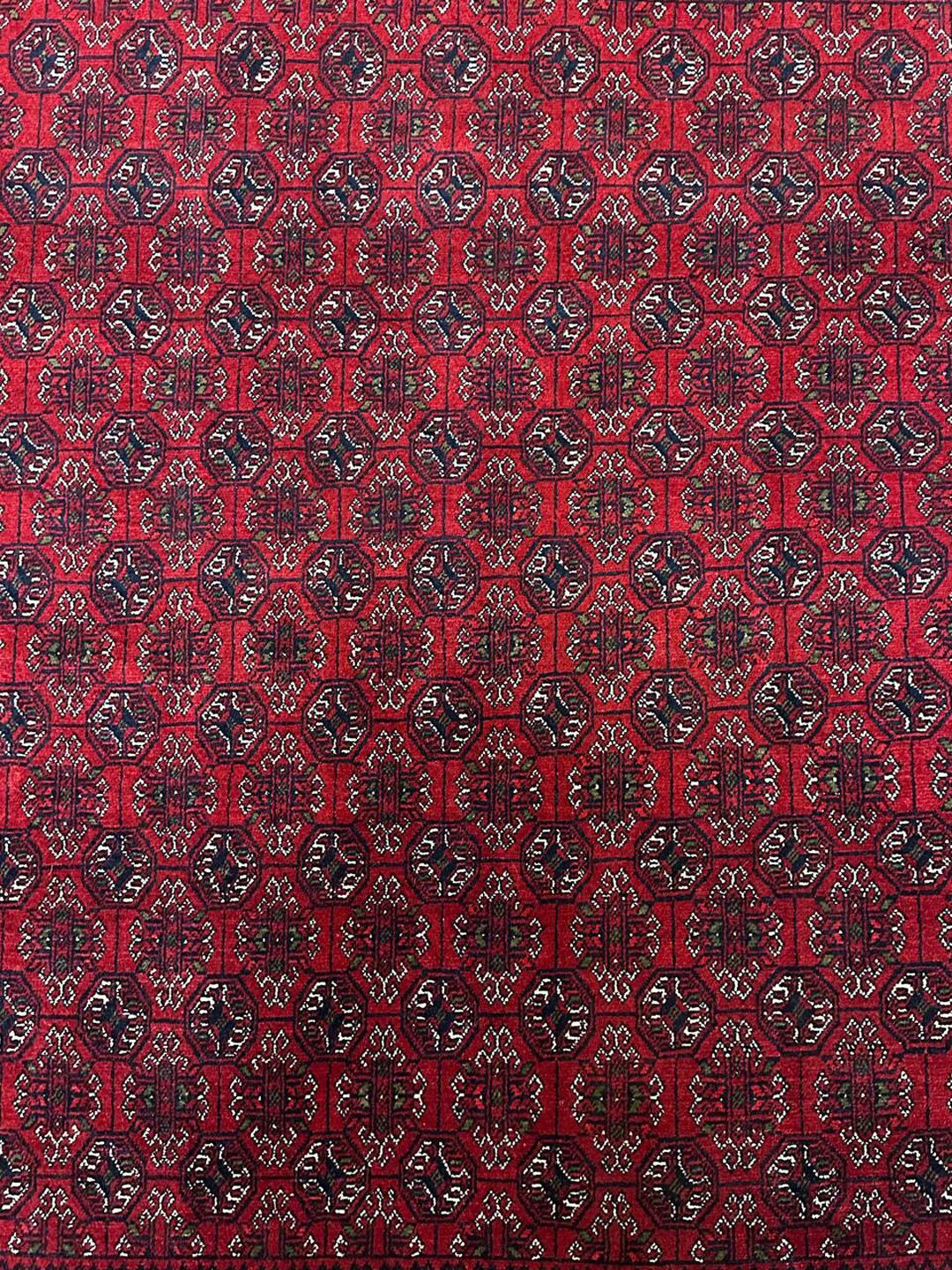 2x1.5 M Afghan Mori Gol Bokhara Rug - Image 6