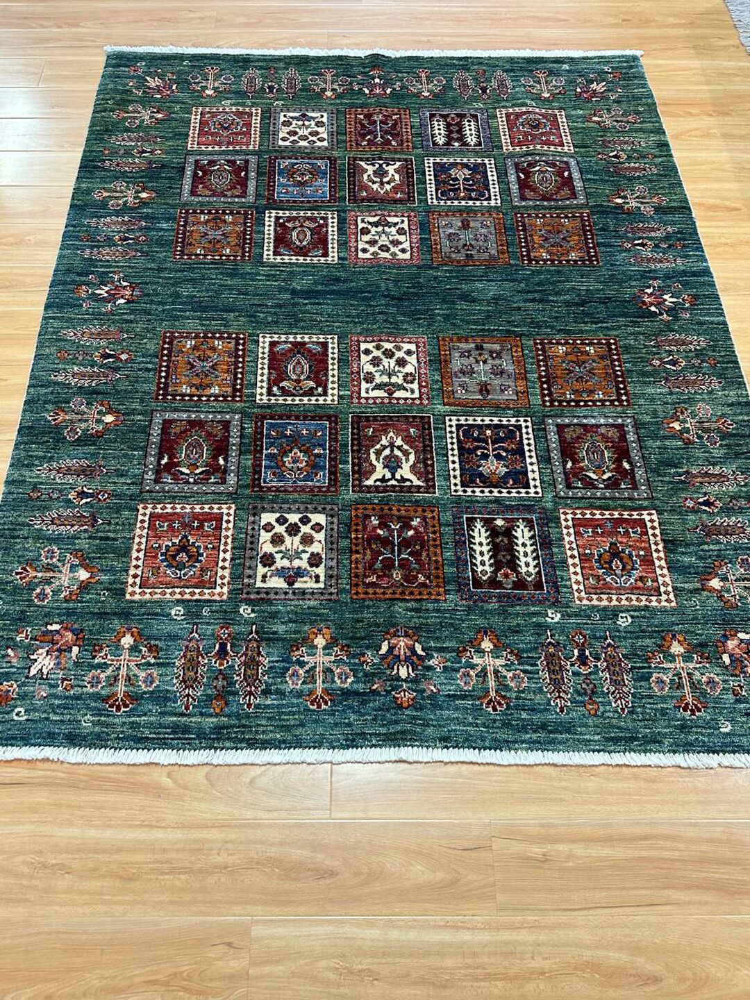 1.9 x 1.5 M Afghan Super Chobi Rug - Image 5