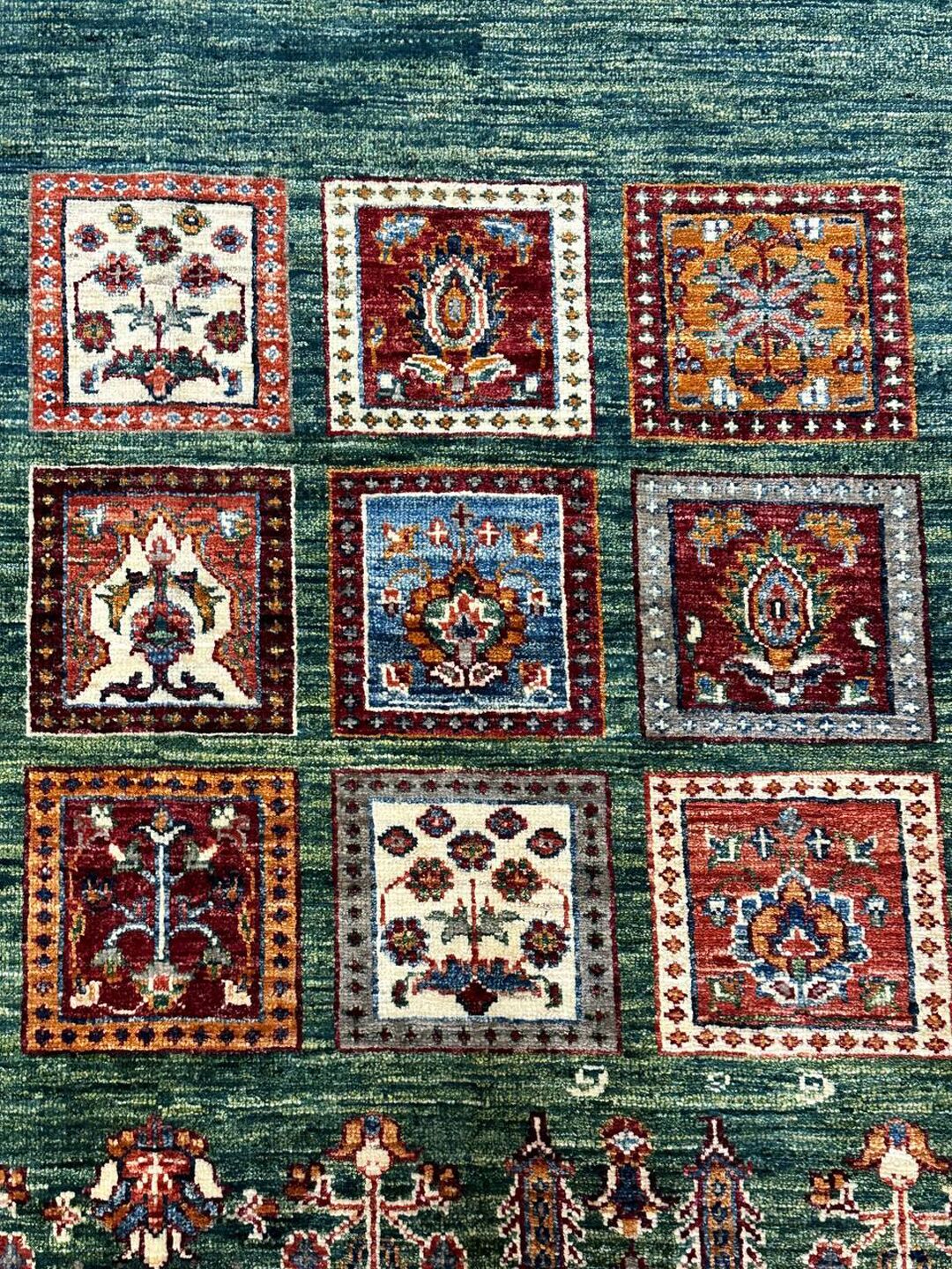 1.9 x 1.5 M Afghan Super Chobi Rug - Image 6