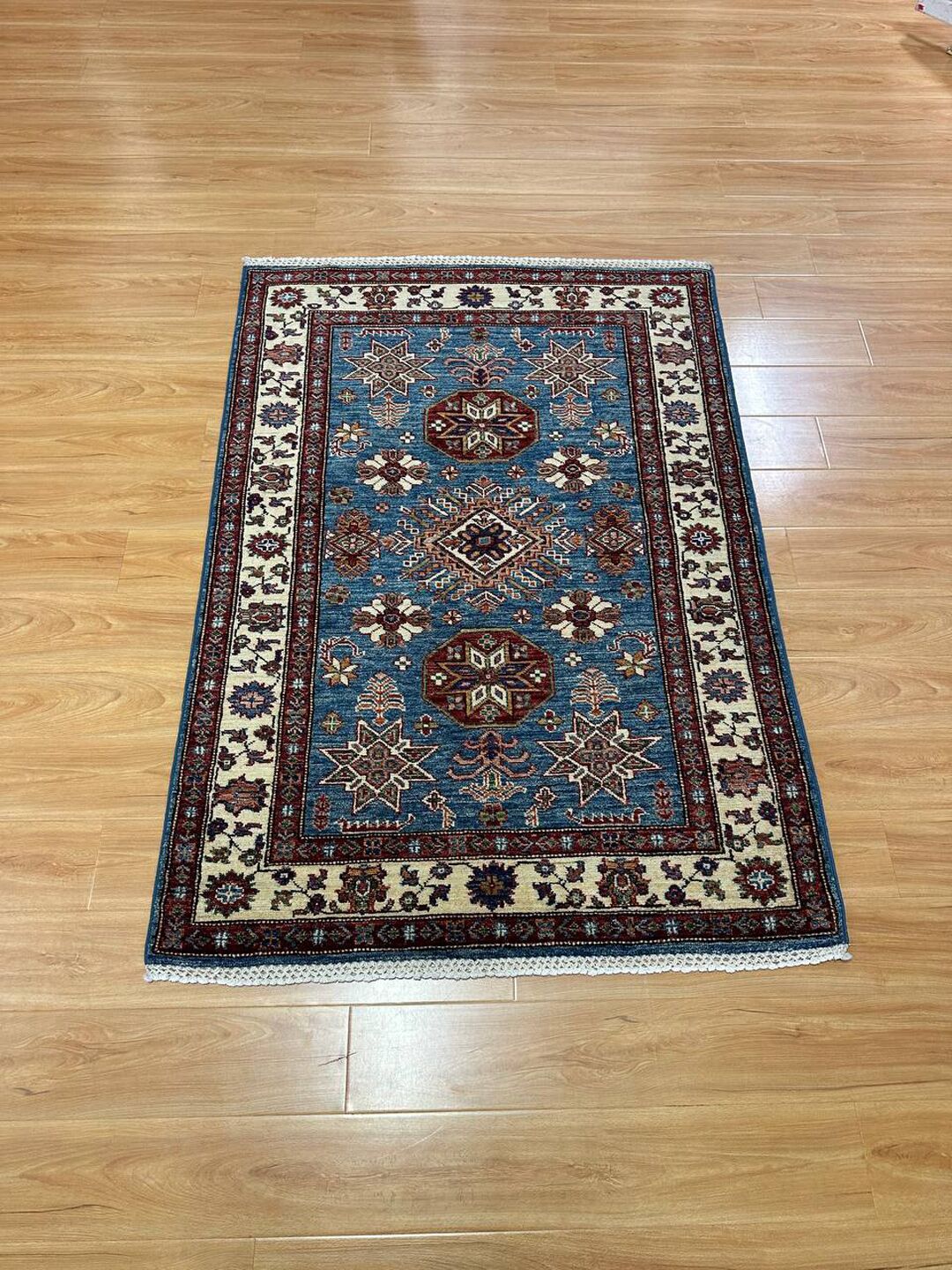 1.5×1 M Afghan Super Kazak Rug - Image 2