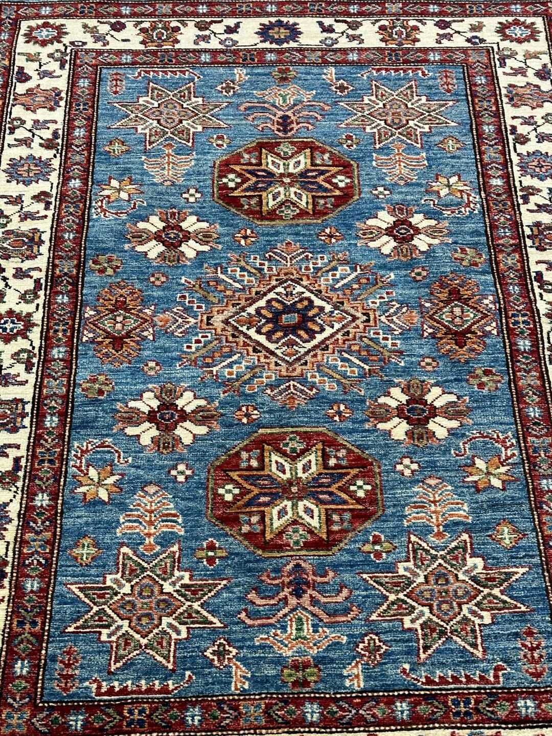 1.5×1 M Afghan Super Kazak Rug - Image 8