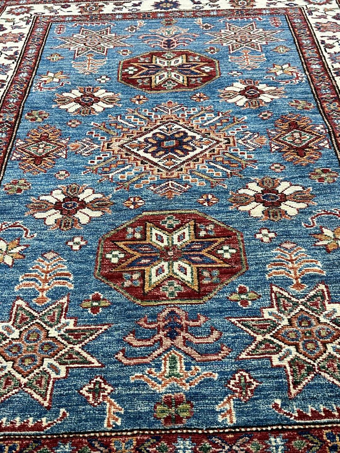 1.5×1 M Afghan Super Kazak Rug - Image 3