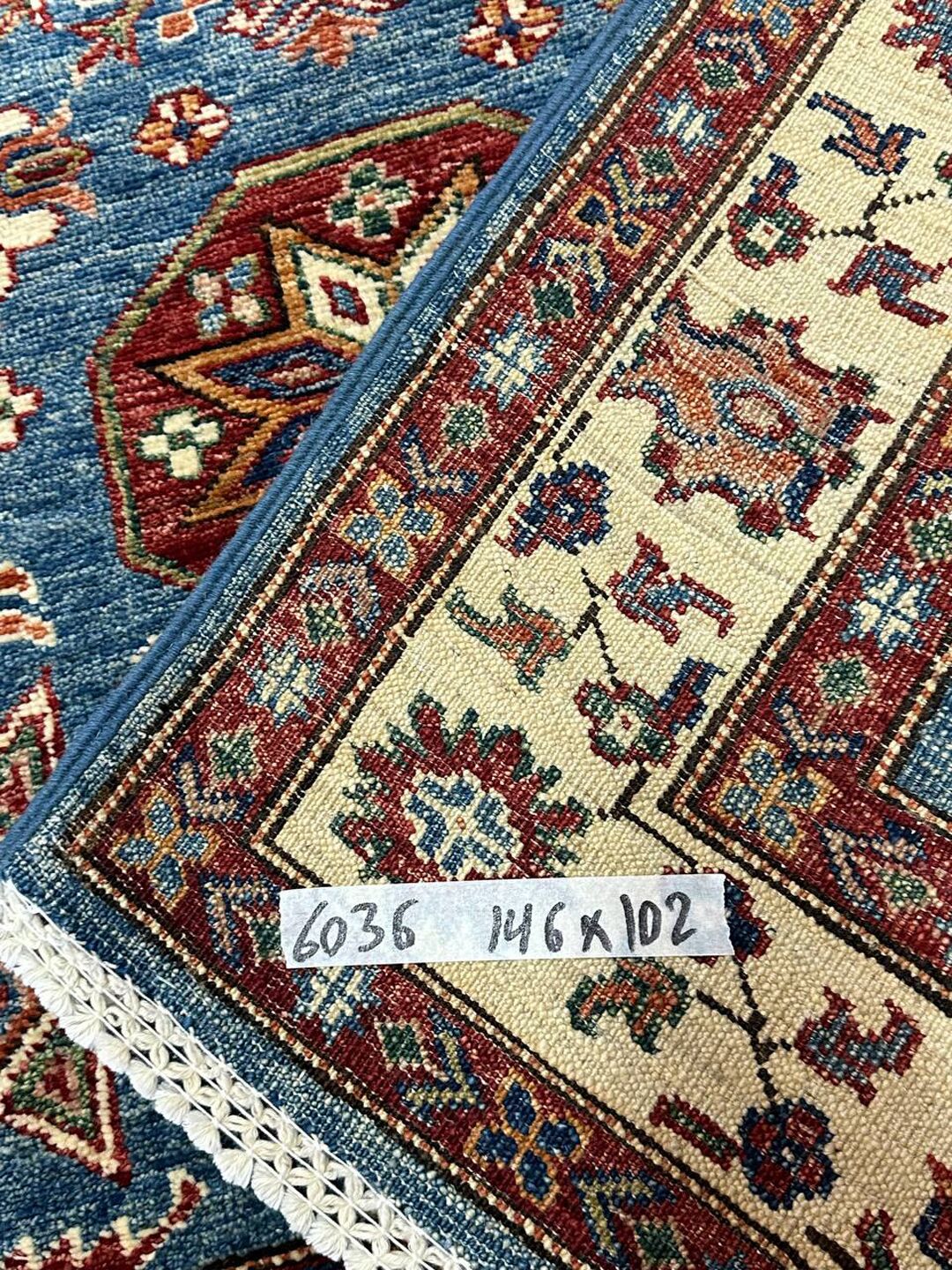 1.5×1 M Afghan Super Kazak Rug - Image 9