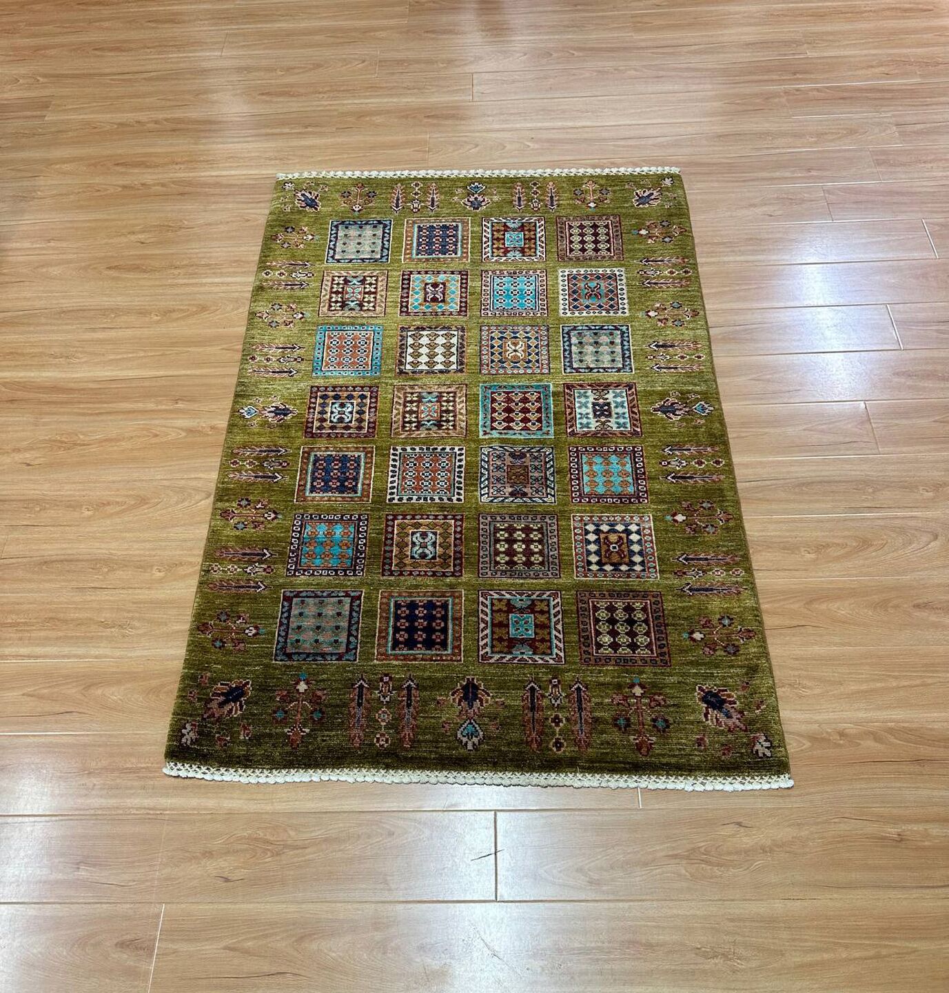 1.5 x 1 M Afghan Super Chobi Rug - Image 7