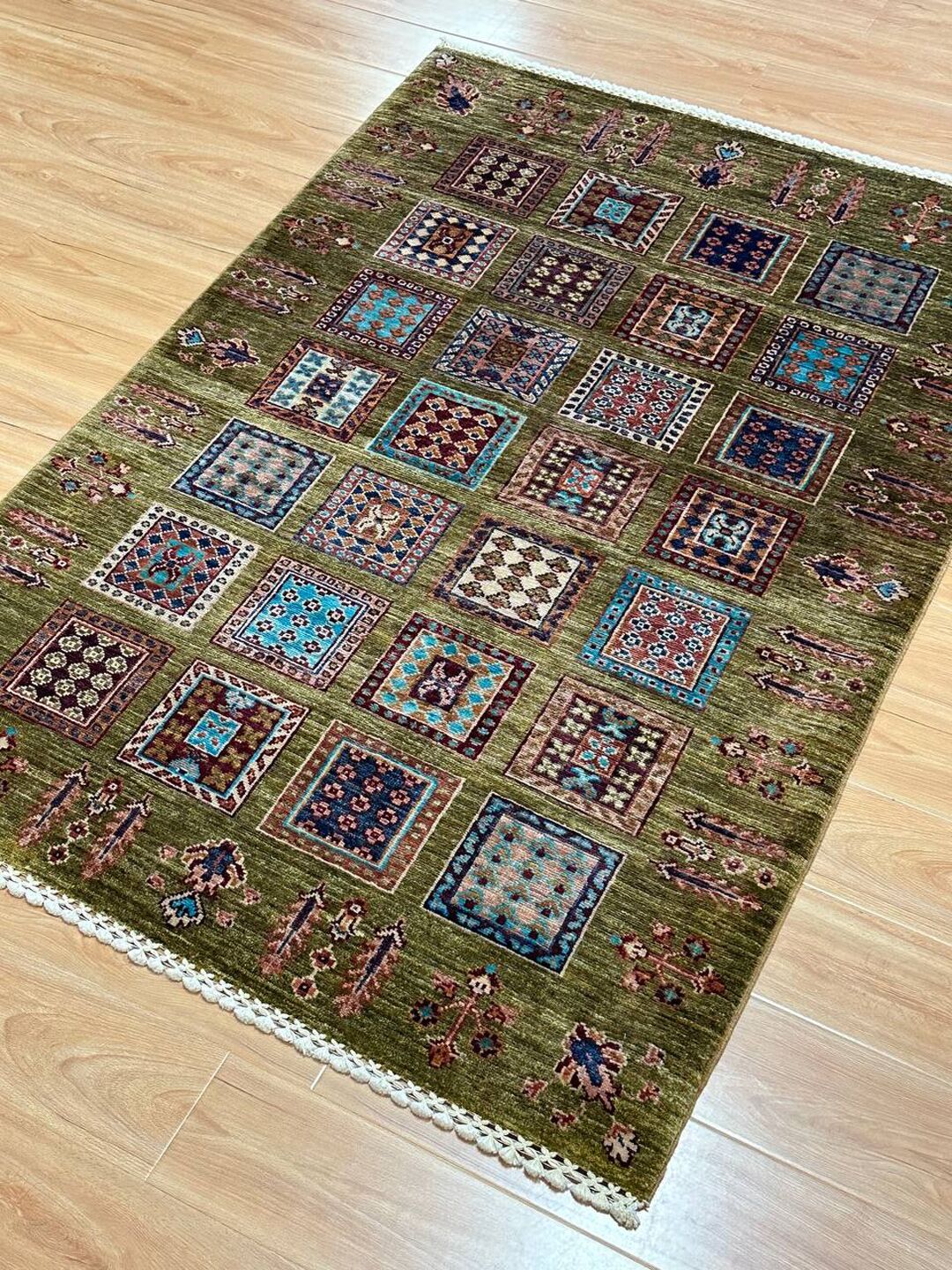 1.5 x 1 M Afghan Super Chobi Rug - Image 9