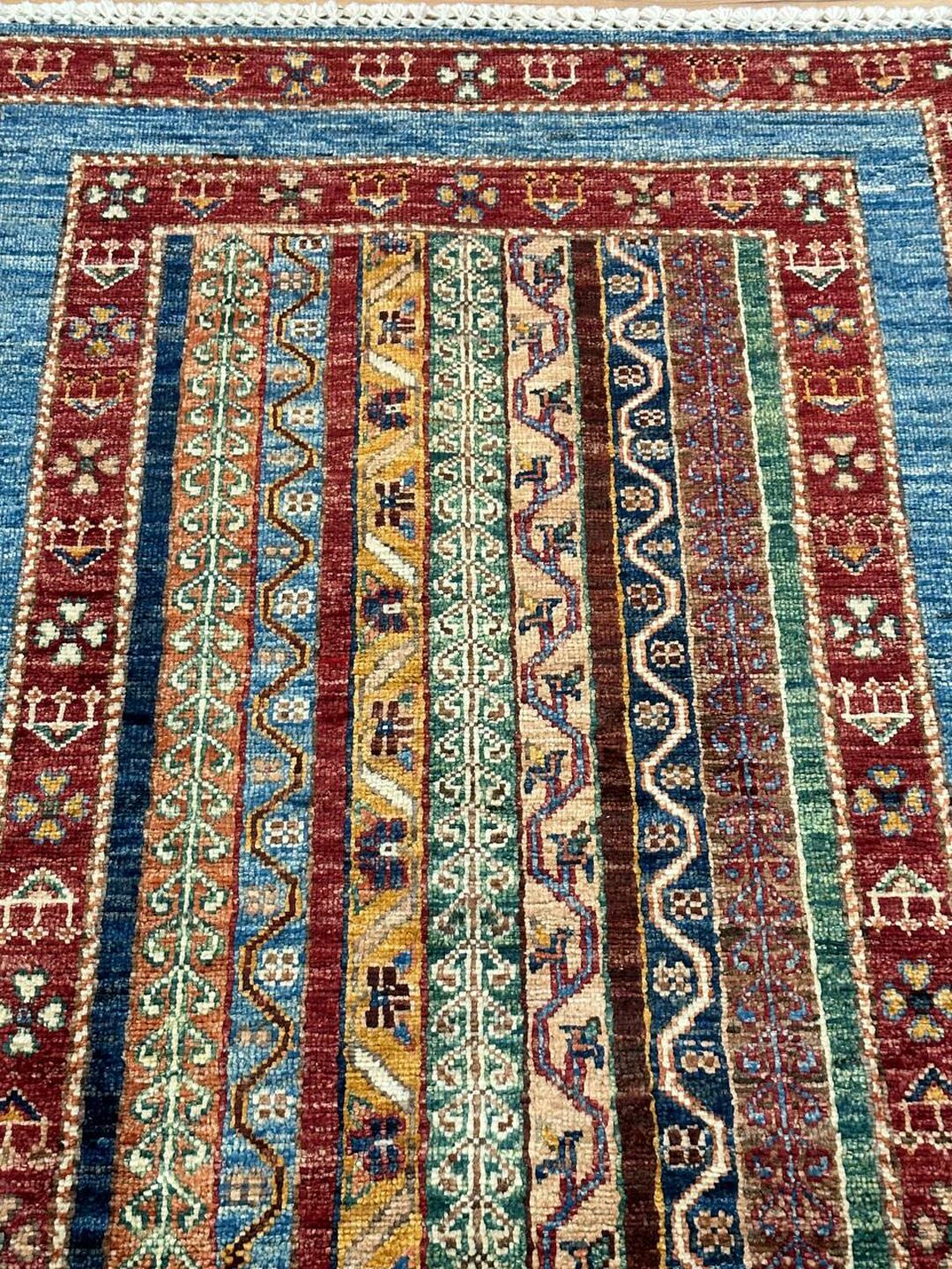 1.27×0.78 M Afghan Super Kazak Rug