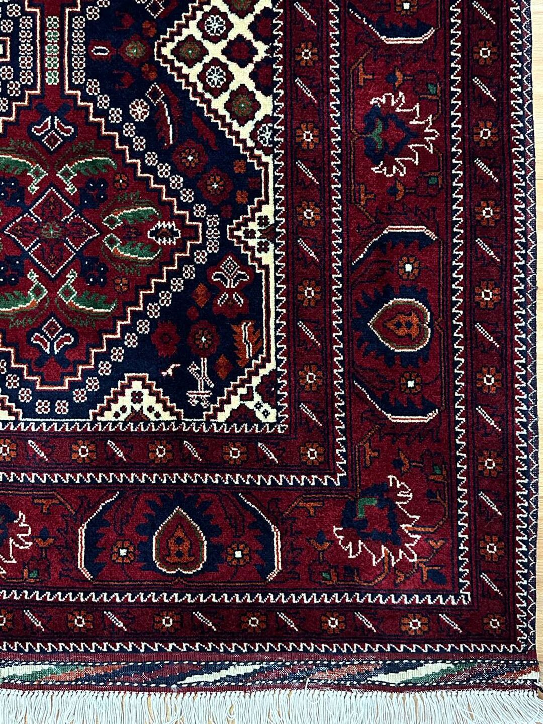3x2 M Fine Afghan Beljick Rug - Image 3