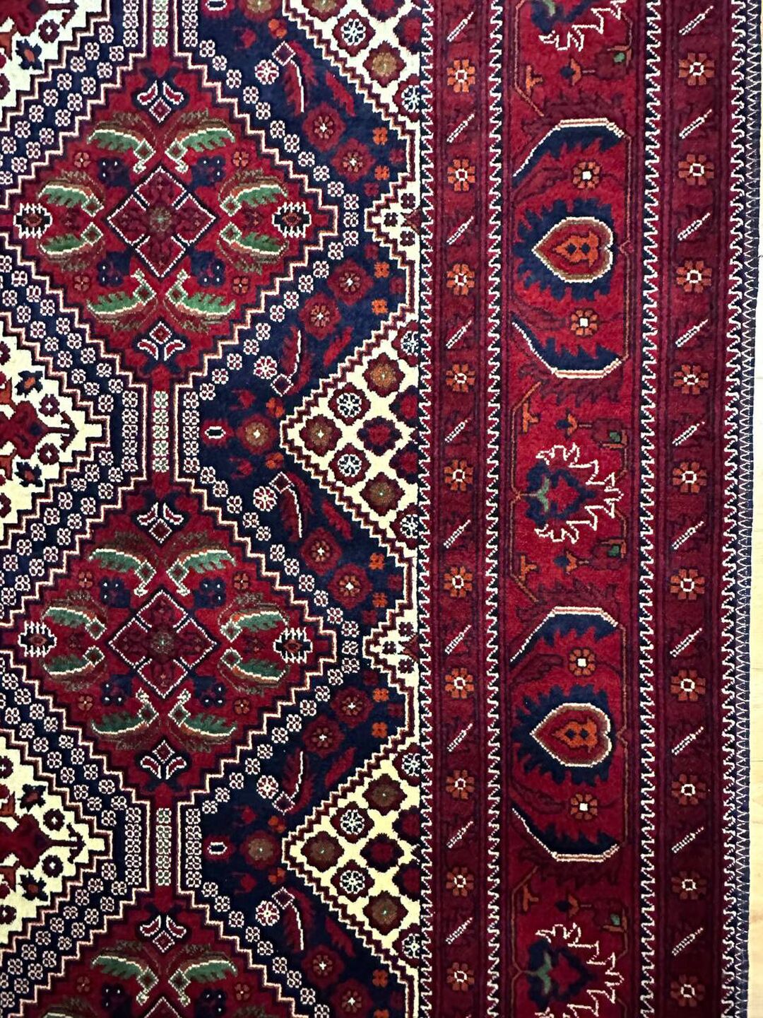 3x2 M Fine Afghan Beljick Rug - Image 8