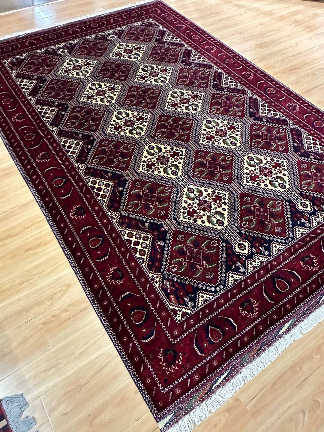 3x2 M Fine Afghan Beljick Rug - Image 9
