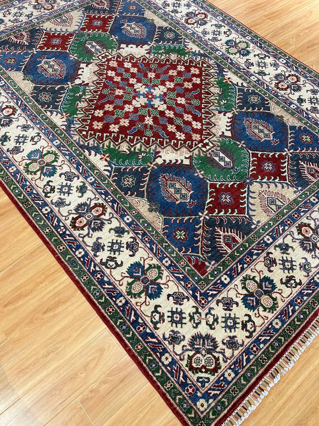 2.9×2 M Afghan Super Kazak Rug - Image 8