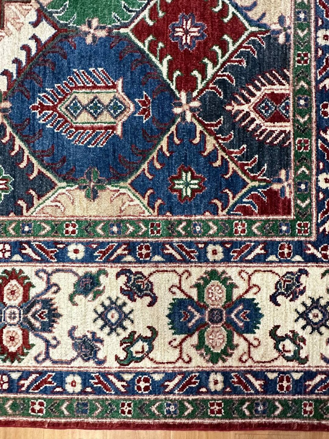 2.9×2 M Afghan Super Kazak Rug - Image 6