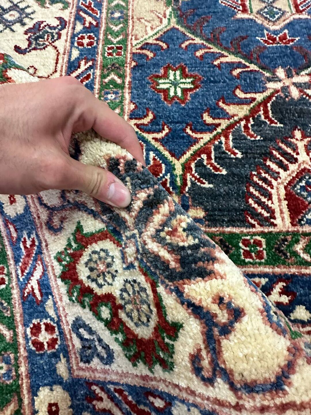 2.9×2 M Afghan Super Kazak Rug - Image 3
