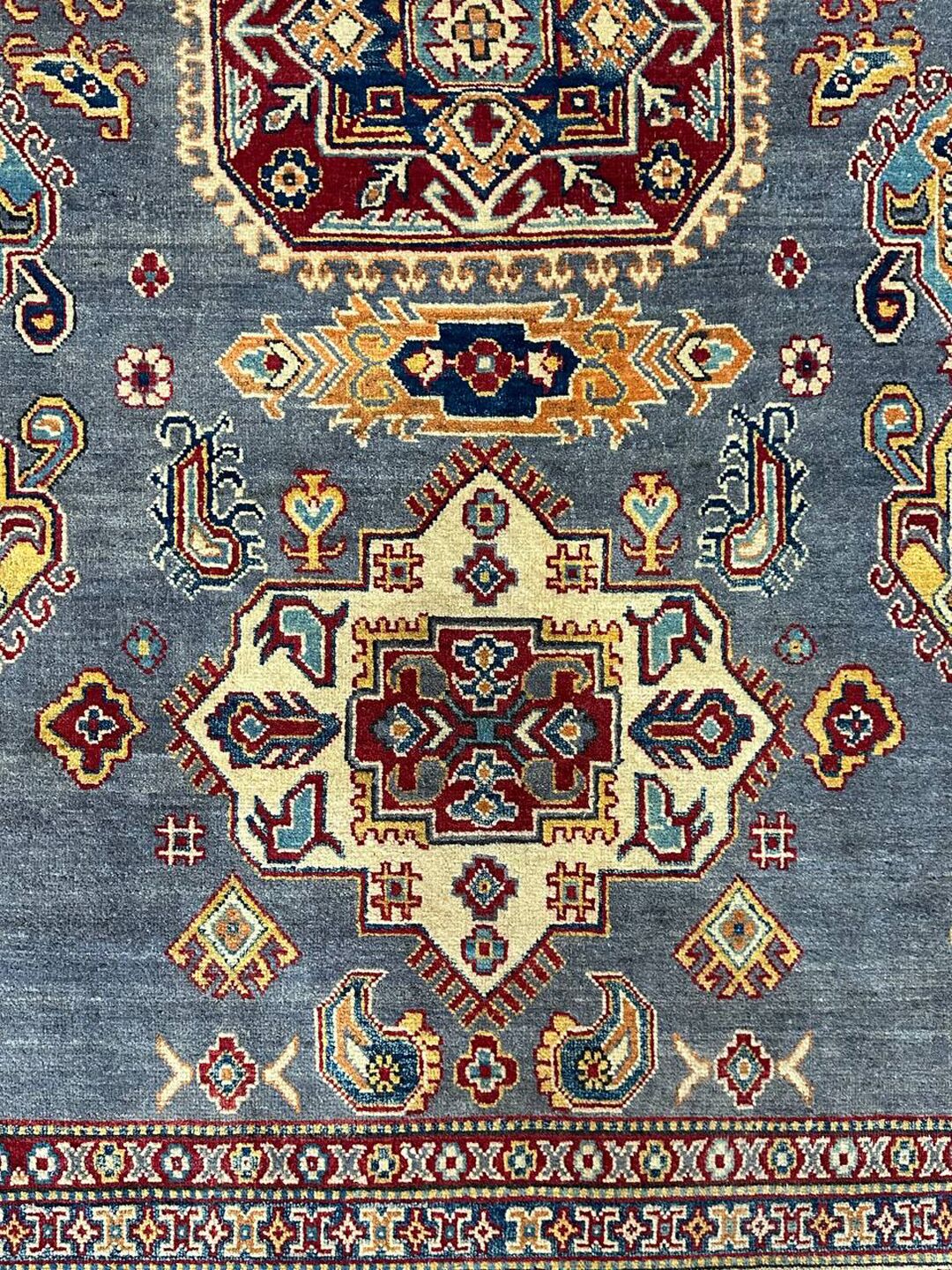 2.7×2 M Afghan Kazak Rug - Image 3