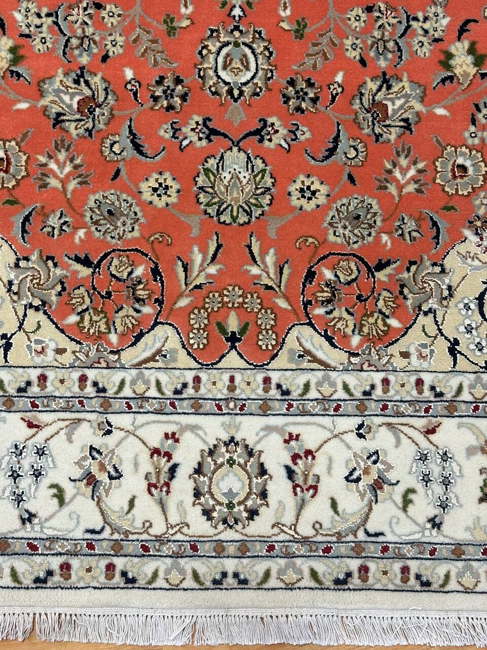2.5x2M Indian Wool & Silk Nain Design Rug - Image 4