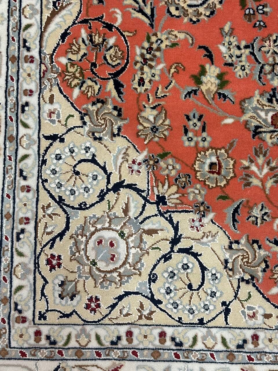 2.5x2M Indian Wool & Silk Nain Design Rug - Image 7