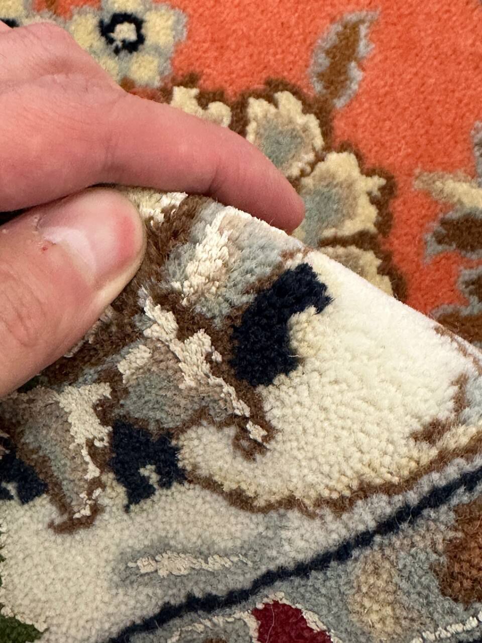 2.5x2M Indian Wool & Silk Nain Design Rug - Image 12