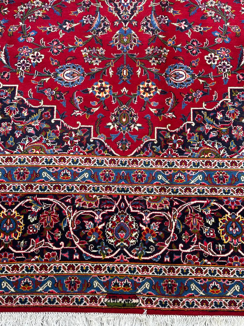 4x3M Signed Royal Traditional Persian Kashan Rug - Image 10