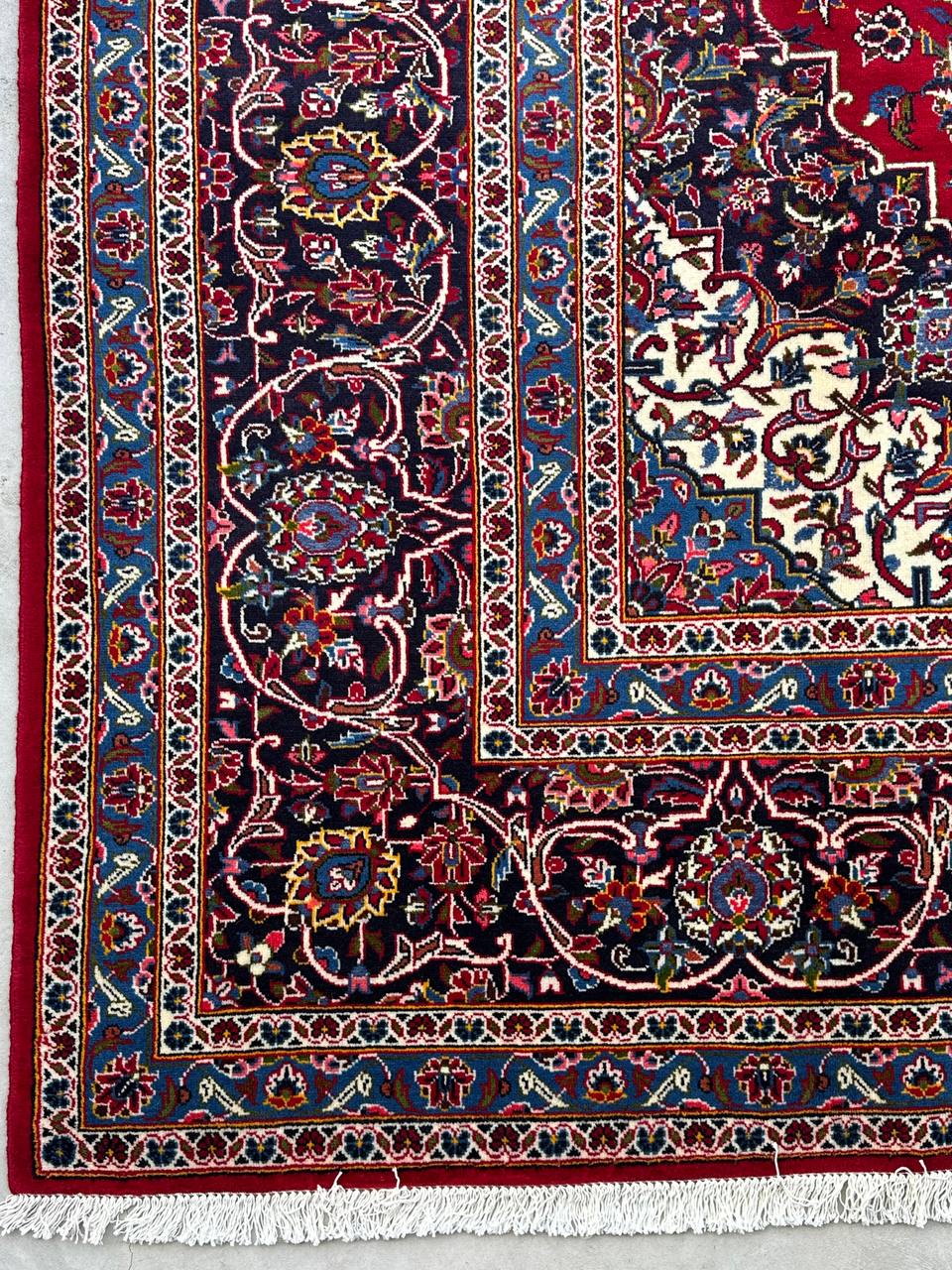 4x3M Signed Royal Traditional Persian Kashan Rug - Image 5
