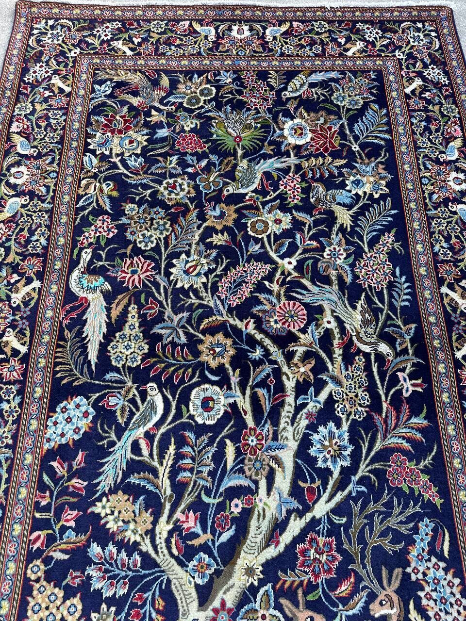tree of life kashan rug