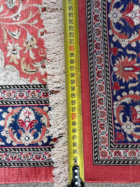 1.17x0.8 M Pure Silk Qom Persian Rug - Image 6