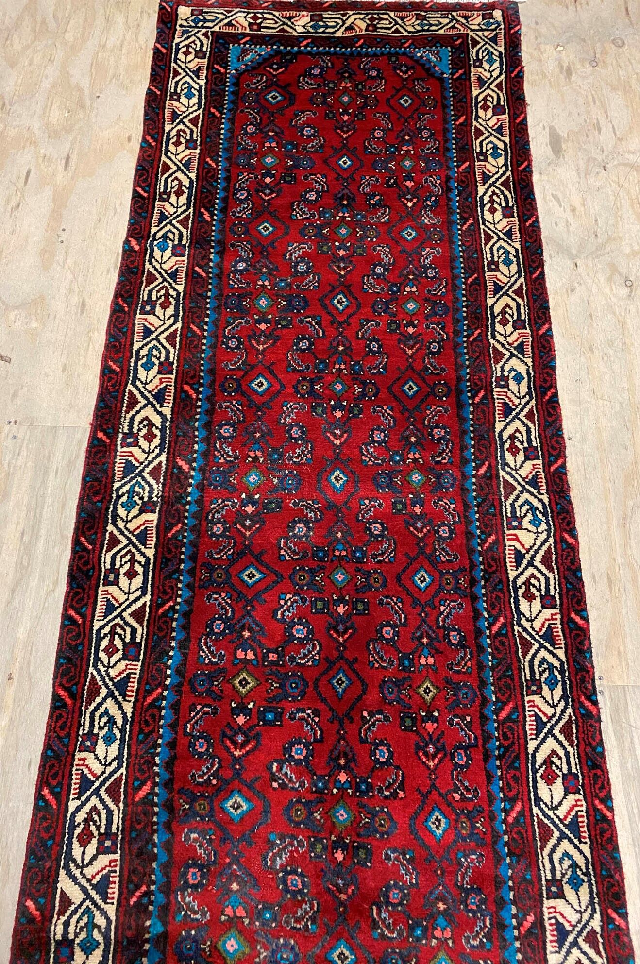 4.8 M Hamedan Persian Runner (Hosseinabad) - Image 2
