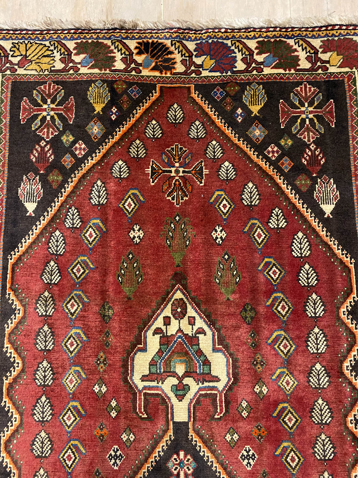 3M Qashghai Shiraz Persian Runner - Image 2