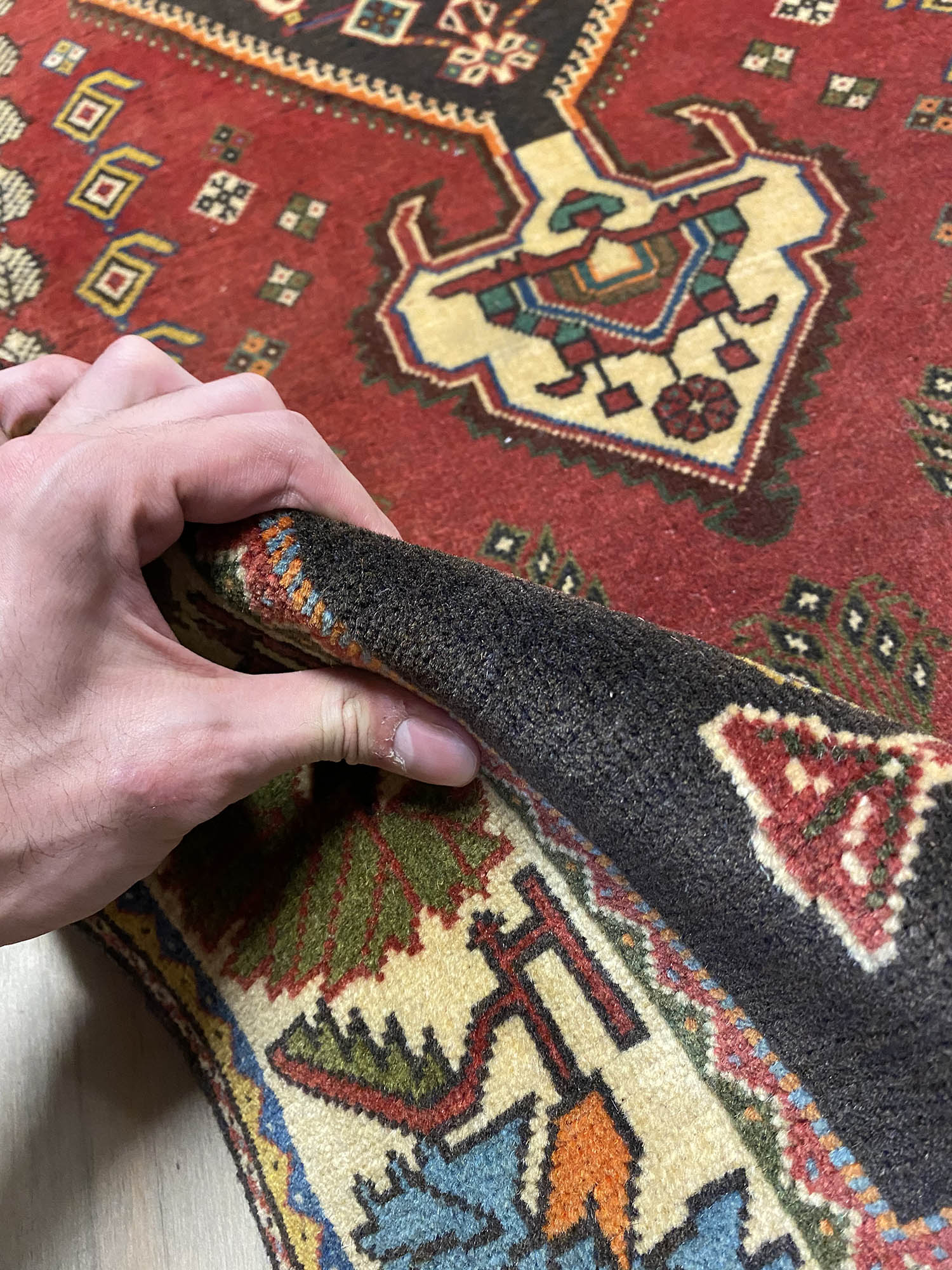3M Qashghai Shiraz Persian Runner - Image 4