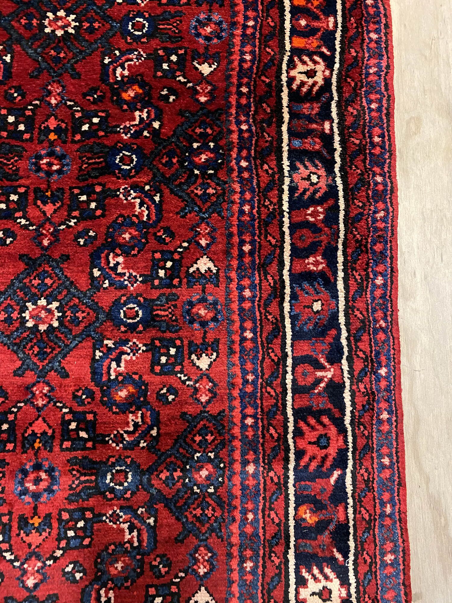 4.4 M Hamedan Persian Runner (Hosseinabad) - Image 2